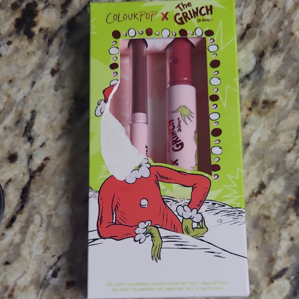 ColourPop x The Grinch Lip Gloss Duo - Pink and Red